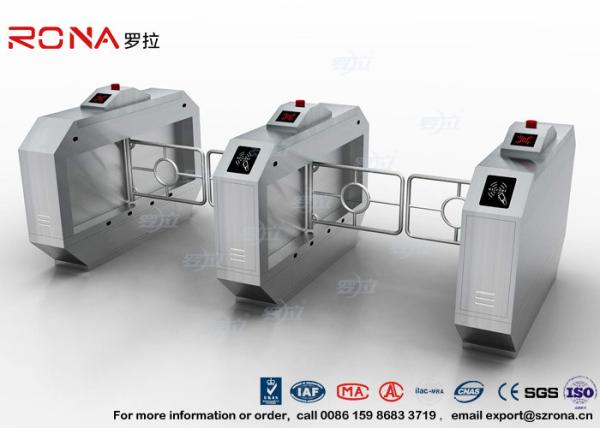 Quality RFID Entrance Palm Print Swing Gate Turnstile Automatic Coin Card Collector for sale