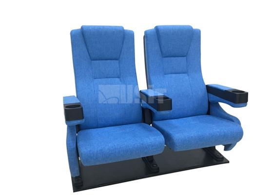 Quality Cold Moulded High Resilient Foam Public Theater Seating Swing Back Function for sale