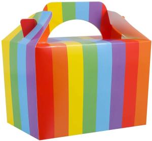 Buy cheap Rainbow Small Snacks Food Assemble Cardboard Cake Boxes product