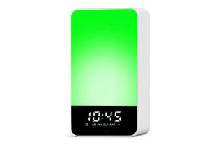 Bedside Wake Up Touch Light Alarm Clock DC 5V Power Input Customized Colors