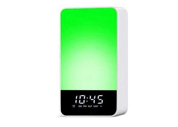 Quality Bedside Wake Up Touch Light Alarm Clock DC 5V Power Input Customized Colors for sale