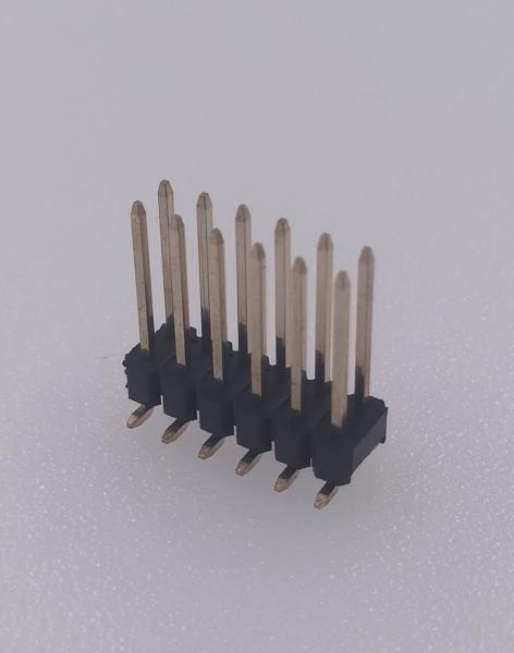 Quality Pitch 2.54mm SMT Surface Mount Pin Header 2X6P Dual Row Pin Header for sale