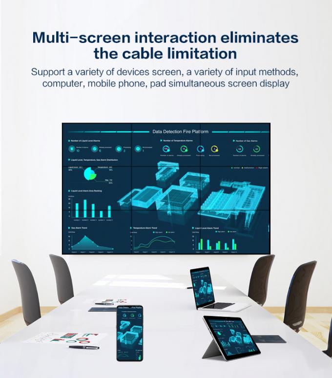 65 Inch Uhd Video Wall LCD Multi Screen With Wide Viewing Angle 2