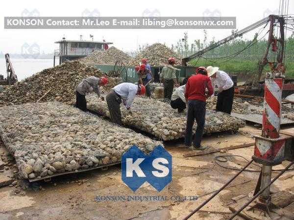 Quality Double Twisted Hexagonal Gabion Mesh Hot Dip Galvanized Wire Reinforced Structure for sale