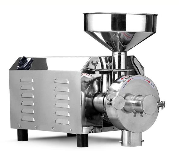Quality 1500r/min 2200W Grain Grinder Machine SS Wheat Beans Flour Making 30Kg/h for sale