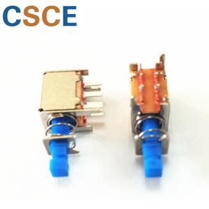 Buy cheap 7.7x13x24.4mm Input Output Connectors Tact Switch With Elastic , Dip Type Momentary Tactile Switch Blue Button product