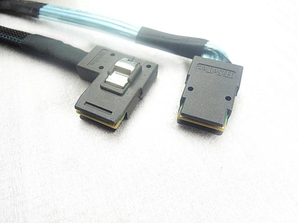 Quality 4X SFF 8087 To Right Angle SFF 8087 Internal SAS Cable for sale