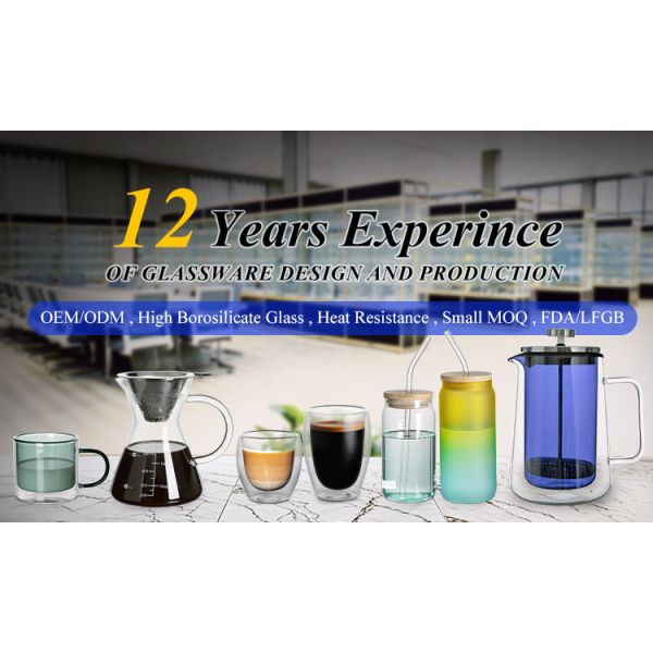 Customizable Borosilicate Glass Cup Cute 3D Pattern Egg Shape For Home Office Party