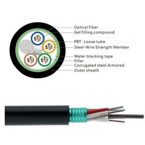 China GYTS 32 Cores Fiber Cable/Aerial fiber optic cable installation is a complicated and time-consuming work. on sale