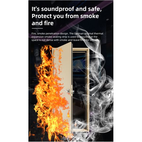Soundproofing Door Professional Acoustic Door for Mall Cinema Noise Insulation