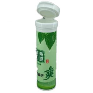 Plastic PP Tubes with or without Desiccant Spiral Lids for the packaging of supplements