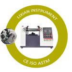 Open Two Roll Rubber Mixing Mill Desktop Type 0.3kg Mixing Capacity SUS304