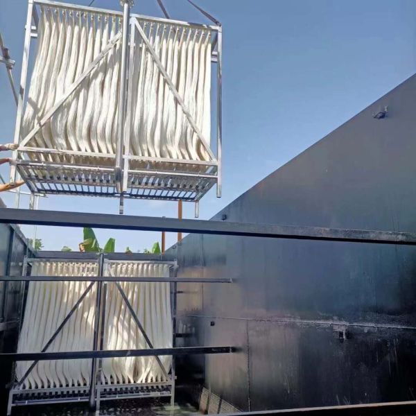 MBR Sewage Purification Fiber Well Membrane UF Filter Submerged Hollow PVDF for Sea Water Treatment and Water Filtration