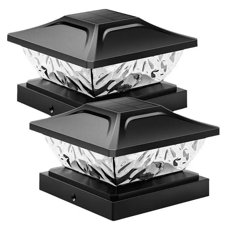 Outdoor Solar Lanterns with 12-15 Hours Working Time Toughened Glass Lampshade and Solar Power Source