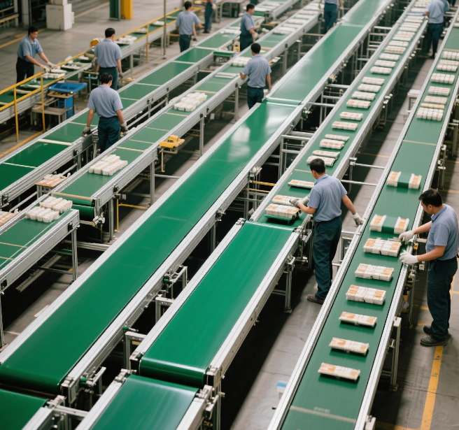 Green Production Energy-saving Belt Conveyor Line 30% 50% Regenerated Electrical Energy Recycling Rate