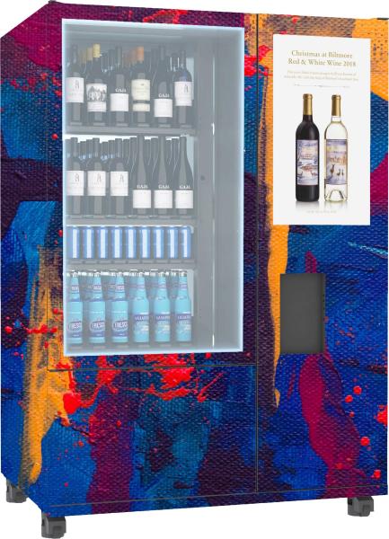 Quality Smart Red Wine Vending Machine With Security Camera for sale