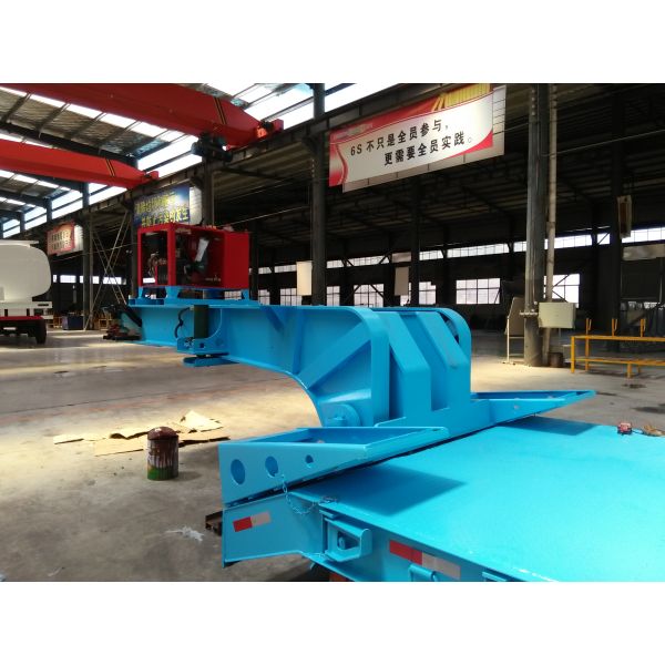 Removable Gooseneck Lowboy Trailer with 4mm Checked Plate and Heavy Duty Performance
