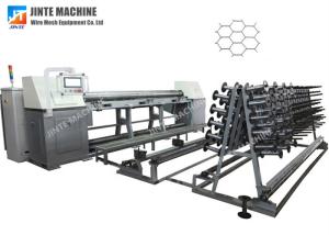 PLC Controller 6 Twists Hexagonal Wire Mesh Machine