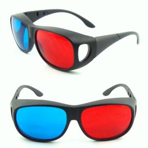 Buy cheap 0.72mm TAC Lens Linear Polarized 3d Glasses Red Blue For Computer Games product