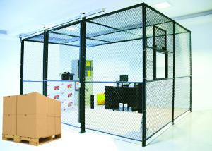 Buy cheap Predesigned 2 Sides Wire Mesh Storage Cages , Tool Security Cages For Storage product