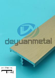 Buy cheap Aluminum Cabinet Edge Aluminum T Profiles Aluminum Edge Banding product
