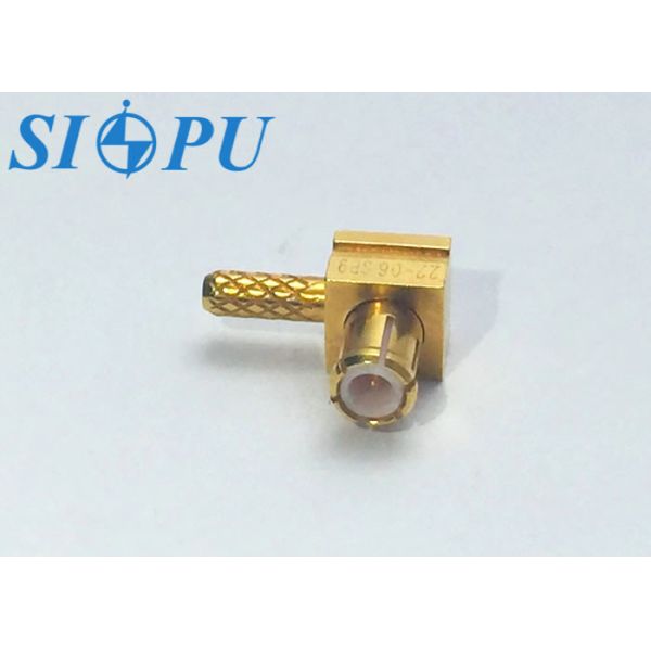 MCX Male Right-Angle RF Coaxial Connector – Compatible with RG178/U Cable