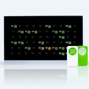 China Restaurant table polarization tracker customer desk position tracking system 10tables on sale