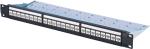 UTP Network Patch Panel CAT6A CAT6 CAT5E 1U 24 Port Modular Type