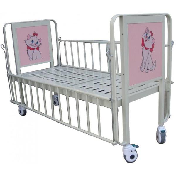 Quality Single Crank Manual Pediatric Medical Bed 1850 X 750 X 550mm Overall Size for sale