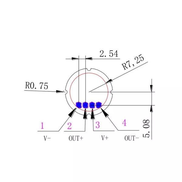 18mmx6.5mm Ceramic Pressure Sensor