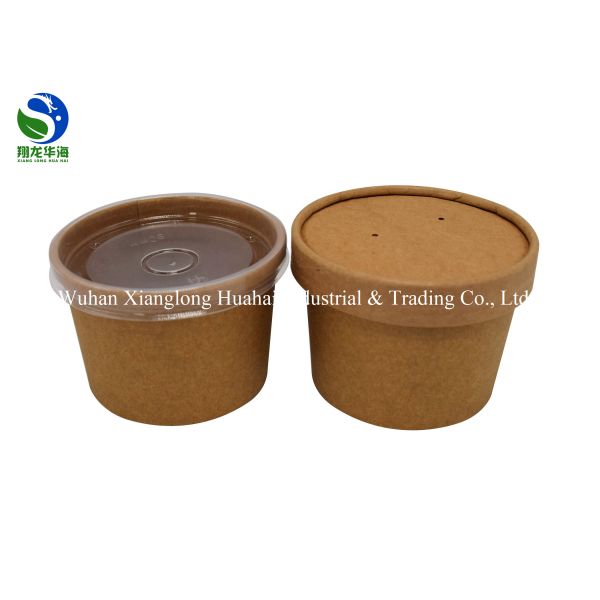 Wholesale disposable reusable custom printed food packing for popcorn soup ice cream fried chicken white paper bucket wi