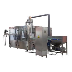 China Linear Piston Plunger Edible Oil Bottle Filling Machine Automatic Capping Labeling on sale