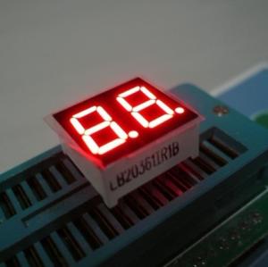 Buy cheap 0.36 Inch Red Dual Digit 7 Segment LED Displays High Brightness For Electronic Device product
