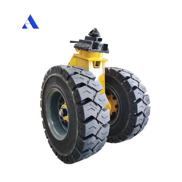 Quality Tare Weight 26kg Heavy Duty Portable ISO Shipping Container Caster Wheels for Dynamic Load and Lockable Swivel Castor for sale
