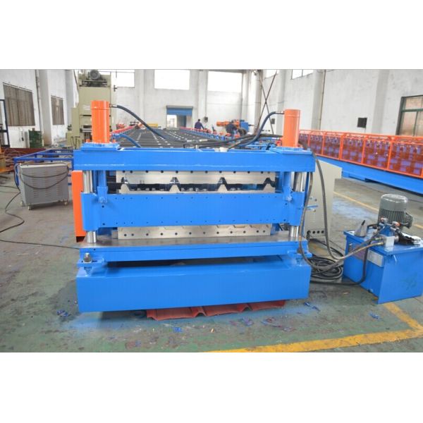 Double Layer Colour coated Steel Roof Panel Wall Panel Roll Forming Machine PLC Control Automatic