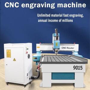 3 Axis 3kw CNC Metal Fiber Laser Cutting Machine 430mm*430m Table