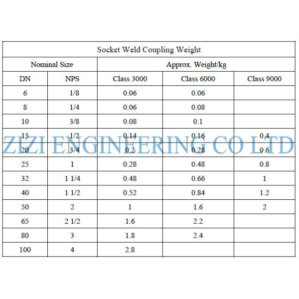 Half Coupling Socket Weld Pipe Fittings DN20 Class 6000 ASTM A182 F22 ASME B16 11