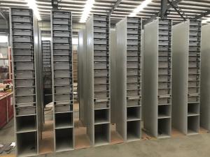 China Vertical 2210mm Height 300mm Width Bank Safe Deposit Box Small Size on sale