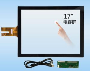 Buy cheap 17 Inch 10 Point Projected Capacitive Touch Screen G + G With USB Interface product