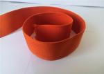 5 Cm Non Slip Knitted Polyester Elastic Webbing Orange Multi Color Available