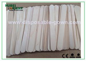 China Surgical / Medical Hospital Disposable Products Wooden Tongue Depressor , 15*1.8cm on sale