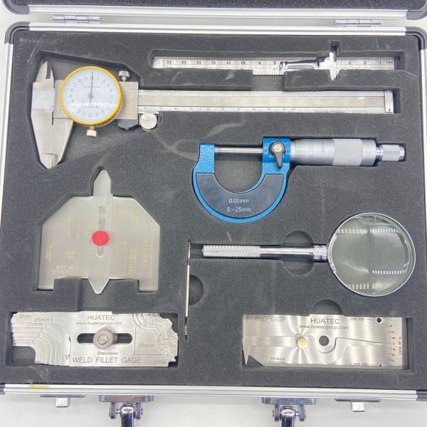 Quality 7pcs 1 Set Non Destructive Testing Equipment Visual Inspection Welding Inspect Depth Measurement for sale