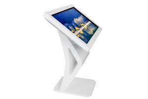 China Interactive 32inch Floor Standing Digital Signage LCD Touch Screen Display RAM 2GB on sale