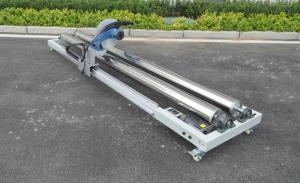 3m Length Semi-automatic Roll Cutting Machine For Flex Banner , sticker Roll