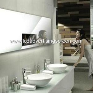 Mirror Glass Open Frame LCD Advertising Screen 13.3 Inch Android USB Or HDMI Port