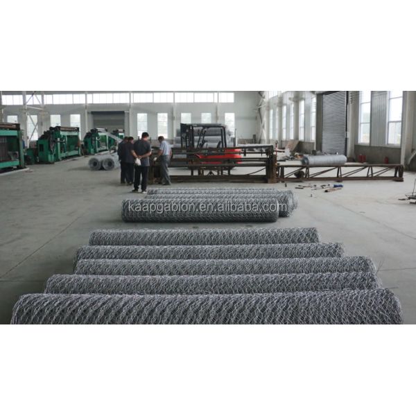 2x0.2x2m Galvanized 6mm Dia Welded Mesh Gabion Fence Wall