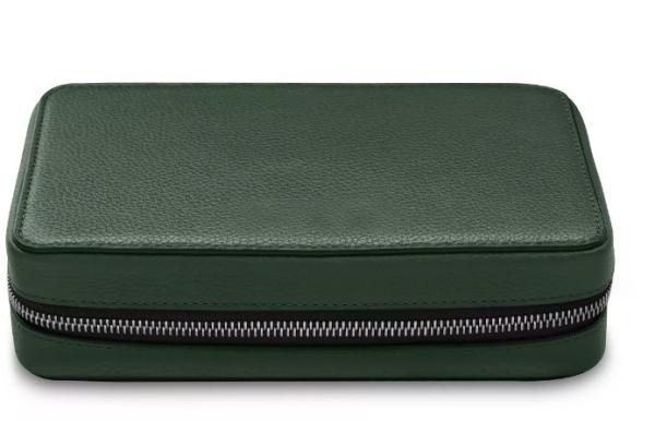 Quality Compartments PU Leather Box Multifunction Travel Organizer Box SGS for sale