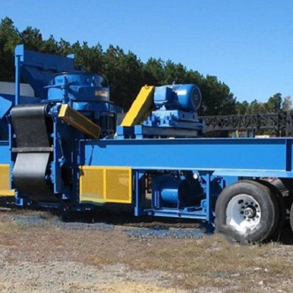 Quality Wheel Mounted Mobile Cone Crusher Plant 110mm Feeding For Hard Stone for sale