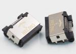 Folding RJ45 Female Connector Brass Shielding For Computer Cat 5 Performance