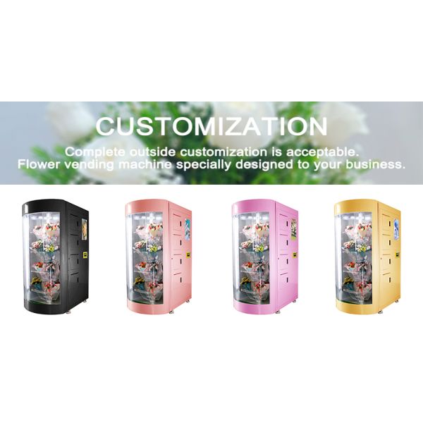 Automated Fresh Flower Bouquet Vending Machine With Humidifier